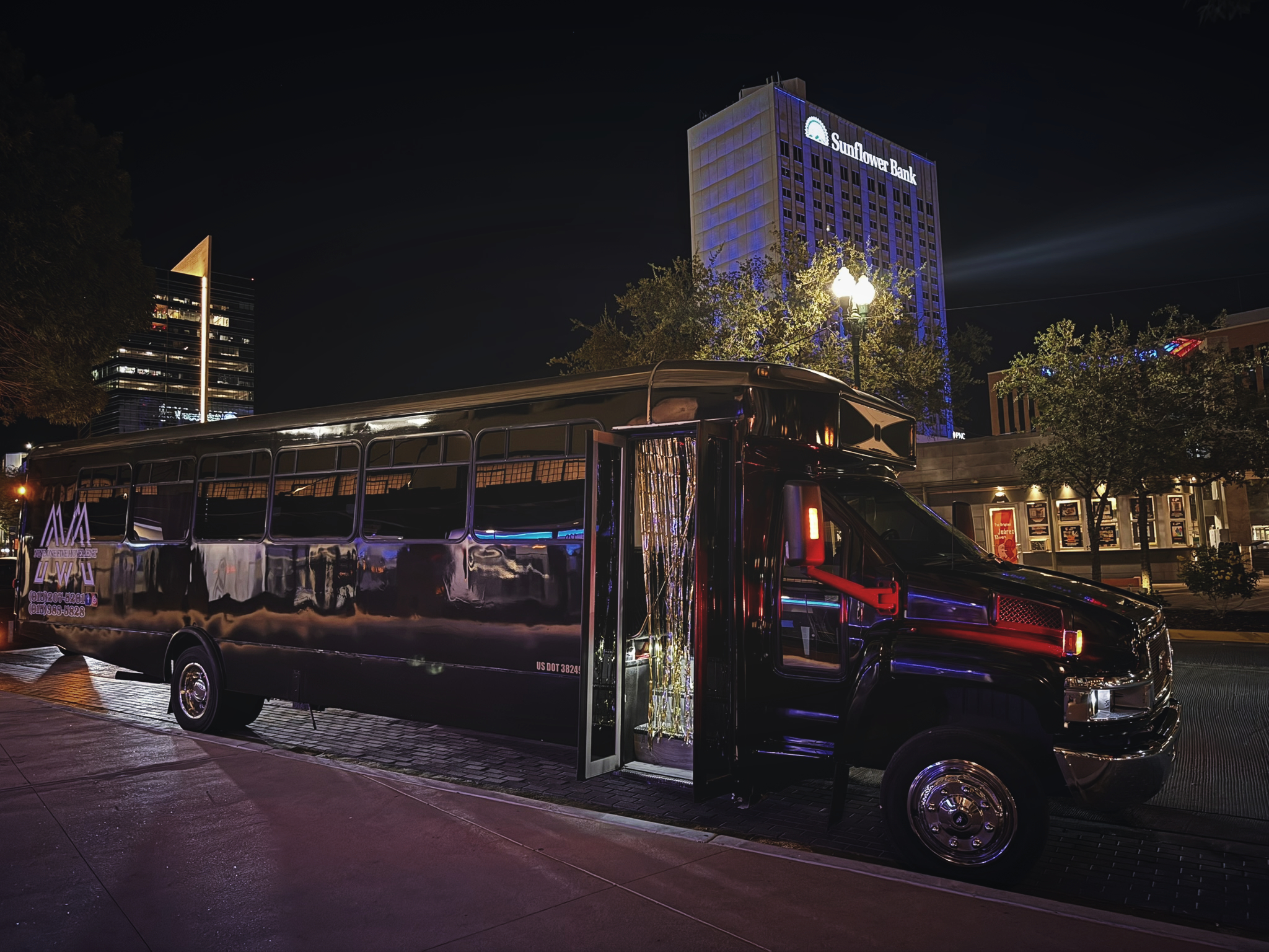 Nine One Five Movement party bus 9